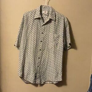 Men's Patterned Short Sleeve Shirt